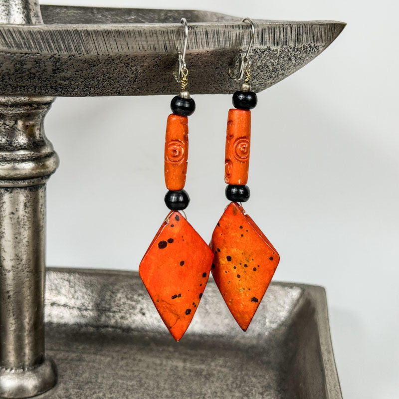 Terrakotta Ohrringe