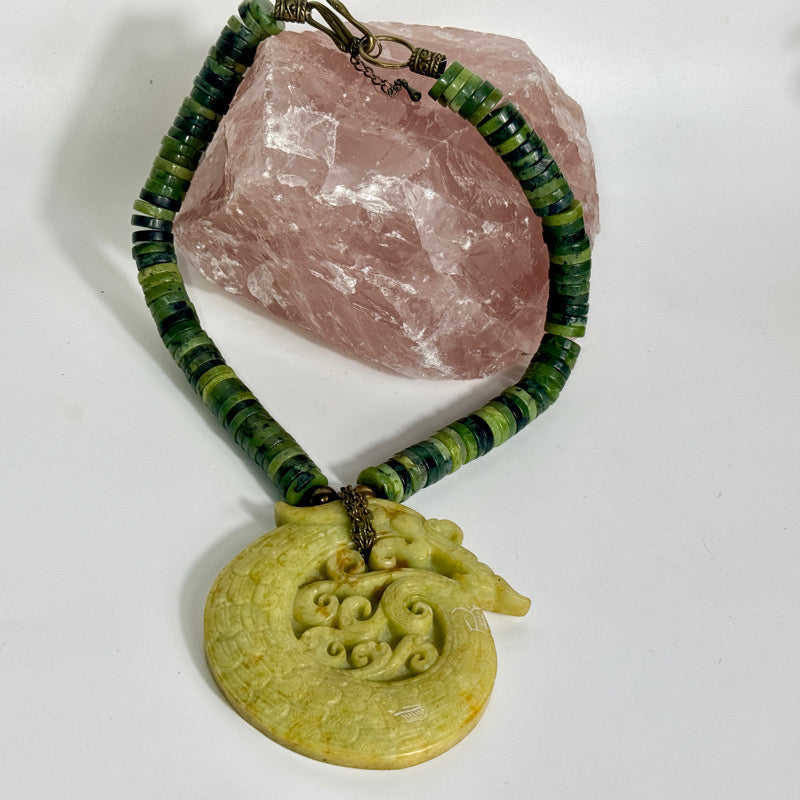 Jade-Halskette