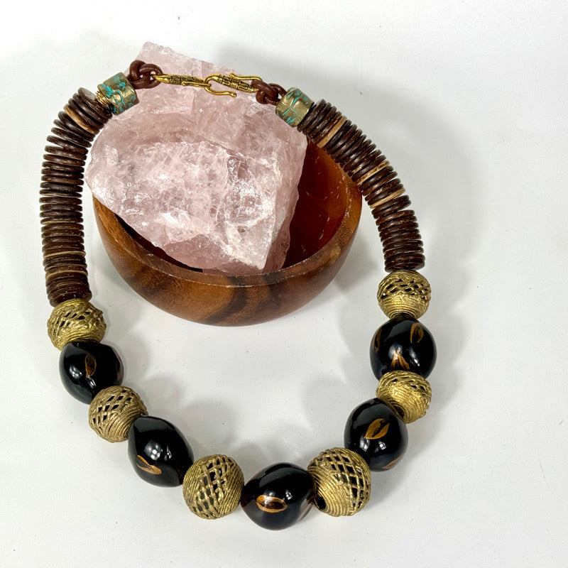 Tagua Lederkette