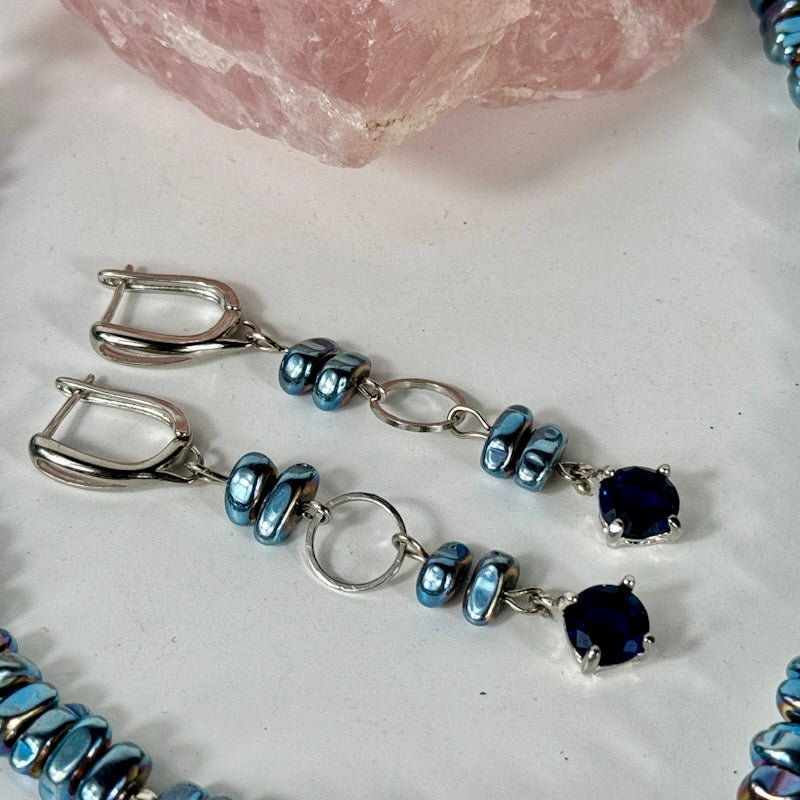Blauer Hämatit-Set