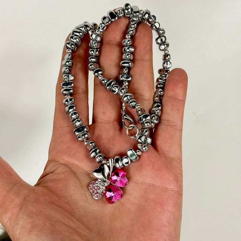 Silber - Hämatit - Set