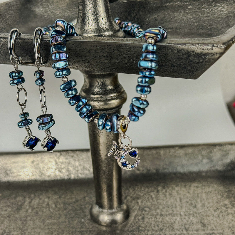 Blauer Hämatit-Set