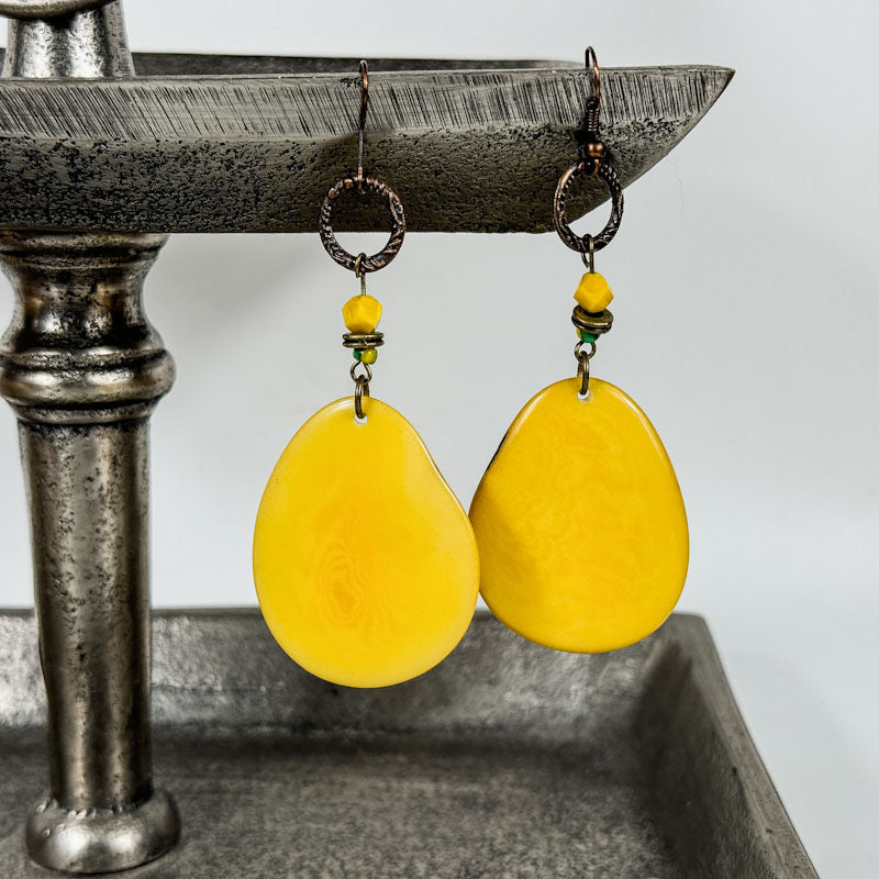 Tagua Ohrringe