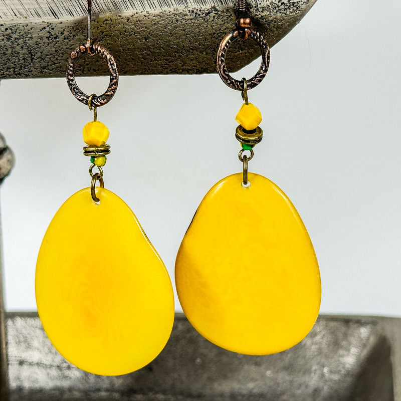 Tagua Ohrringe