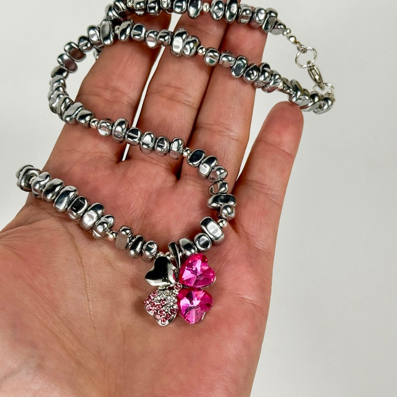 Silber - Hämatit - Set
