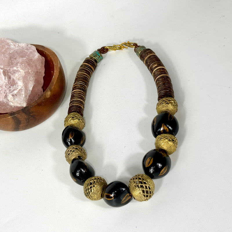 Tagua Lederkette