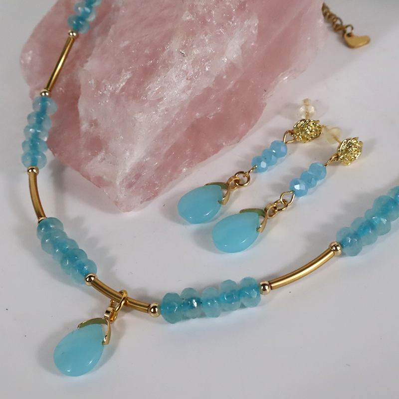 Aquamarin Halskette