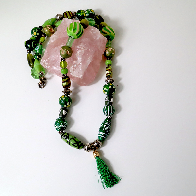 Lampwork Halskette