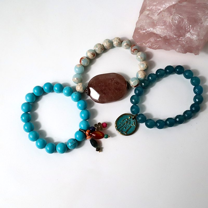 Türkisblau Armband-Set