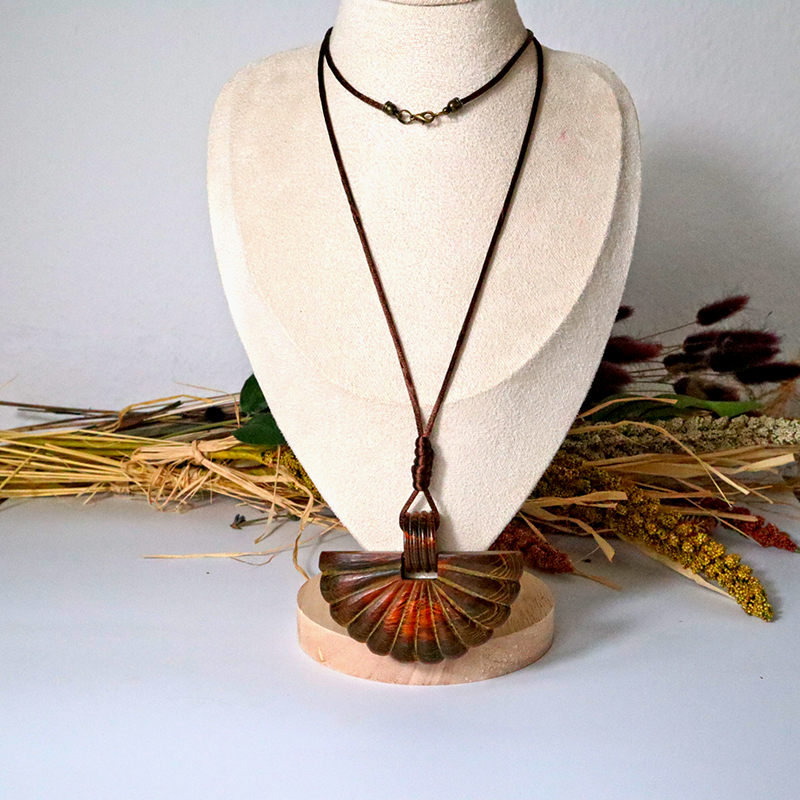Kordelkette / braun