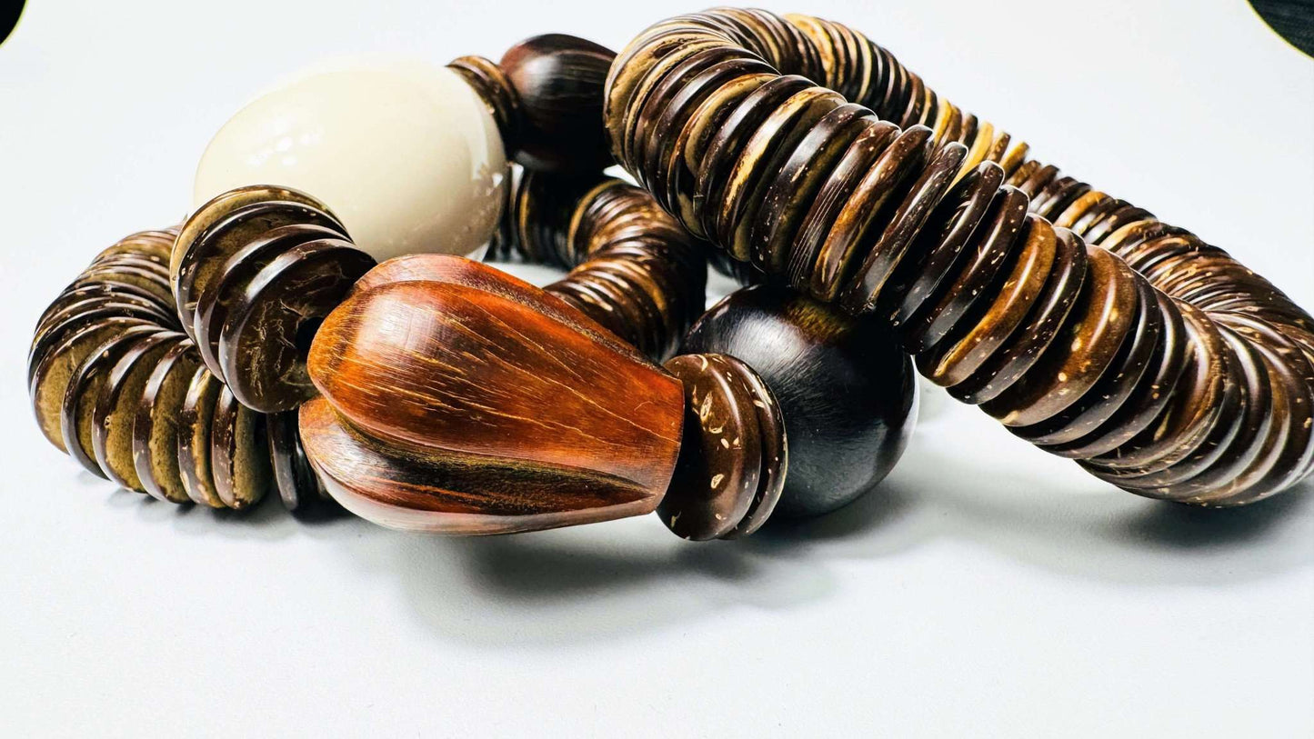 Kokosnuss-Armband-Set