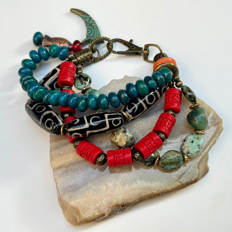 Türkis-Chrysokoll Armband