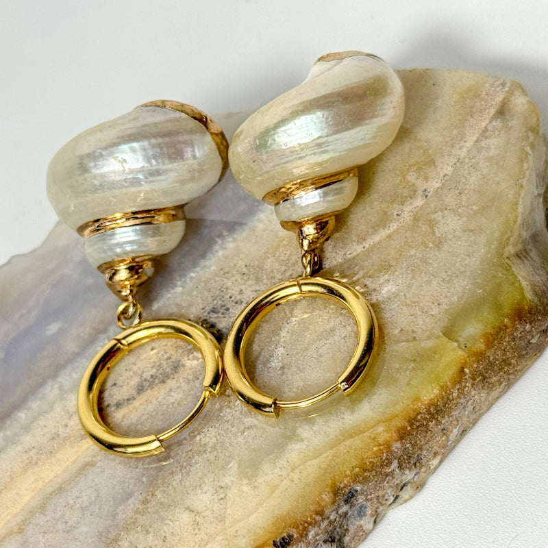 Schnecke- Halskette & Ohrringe