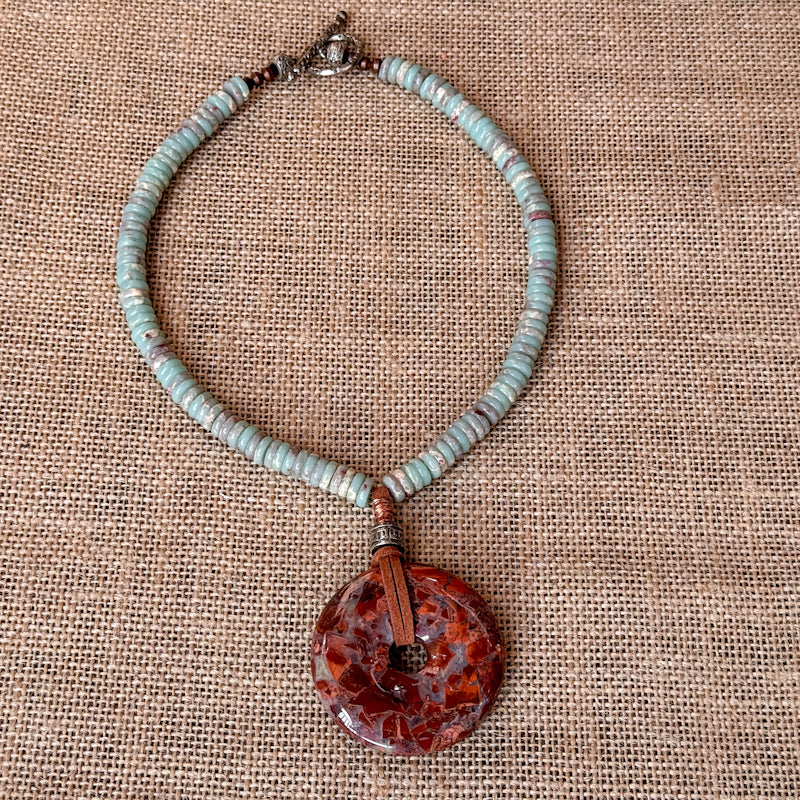 Aquaterra Jaspiskette