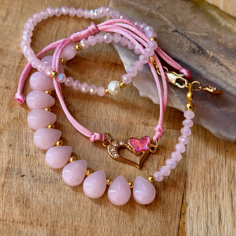 Pinkopal Armband-Set