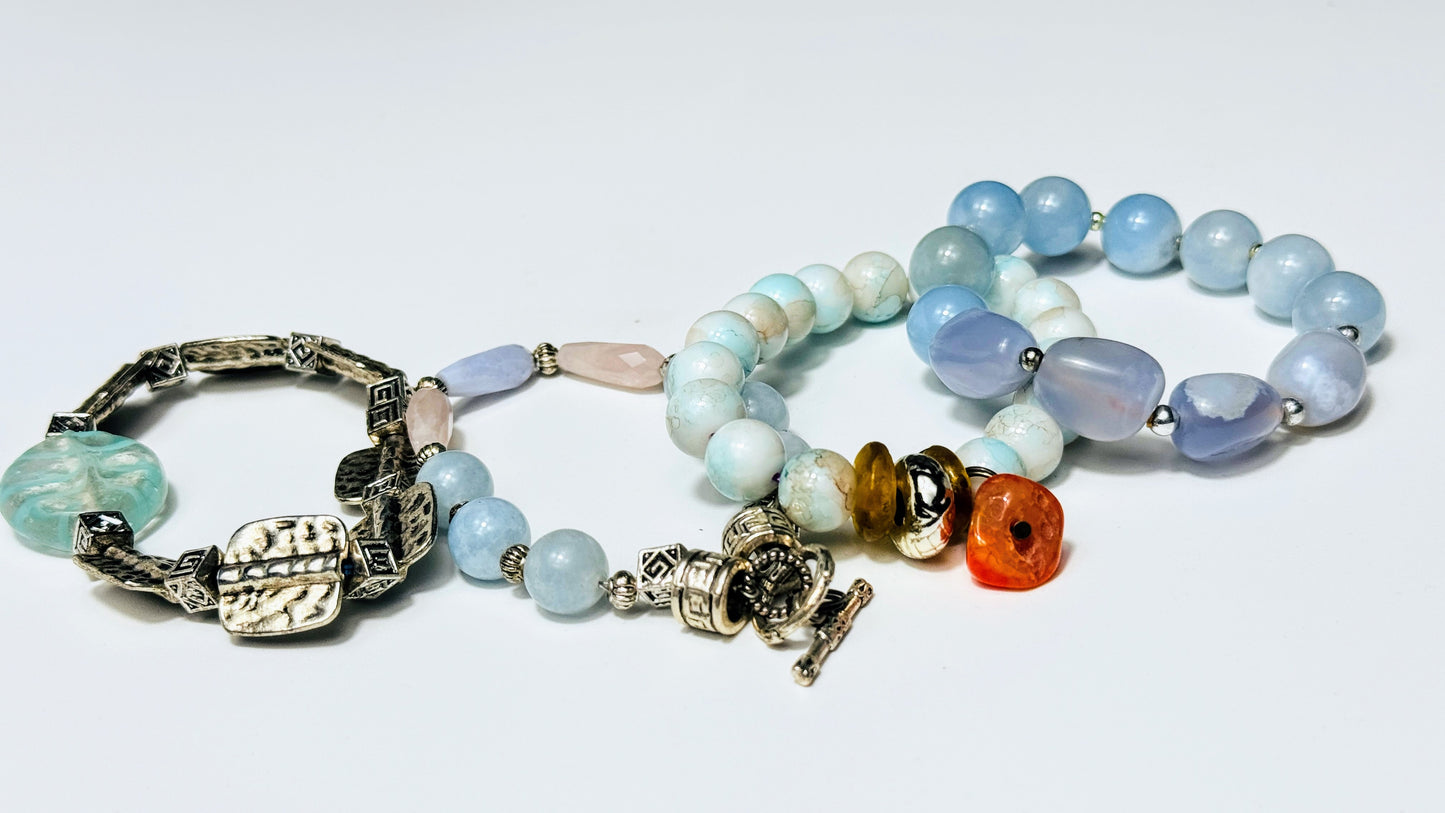 Chalcedon Armband-Set