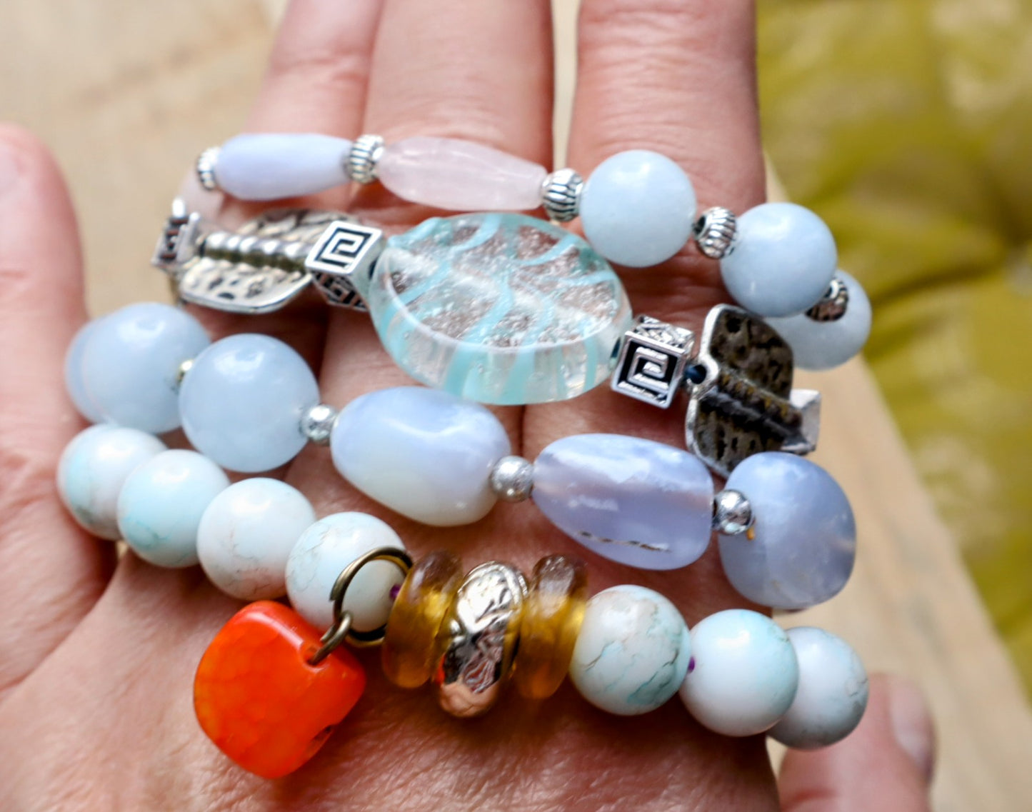 Chalcedon Armband-Set