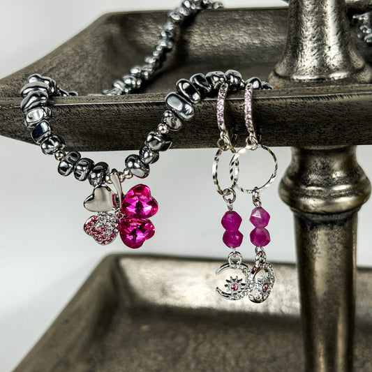 Silber - Hämatit - Set