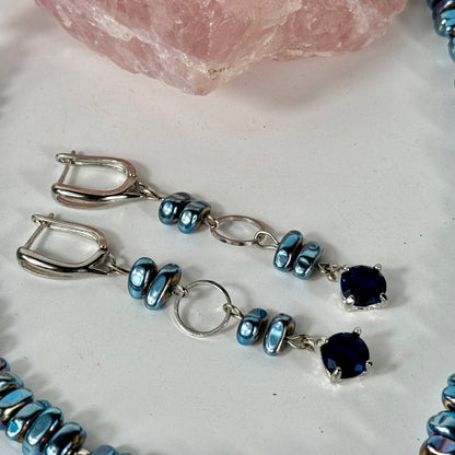 Blauer Hämatit-Set