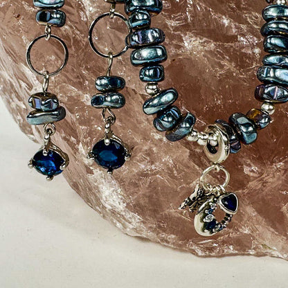 Blauer Hämatit-Set