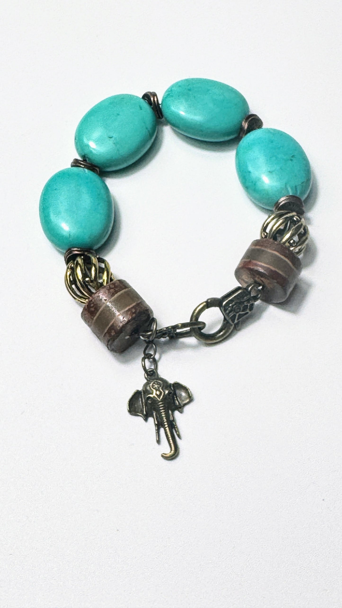 Türkis-Howlith Armband