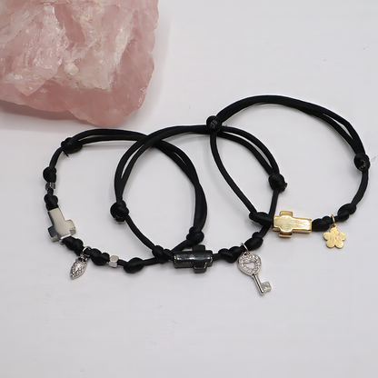 Kreuz Kordel Armband
