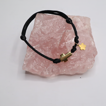 Kreuz Kordel Armband