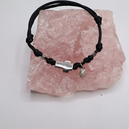 Kreuz Kordel Armband