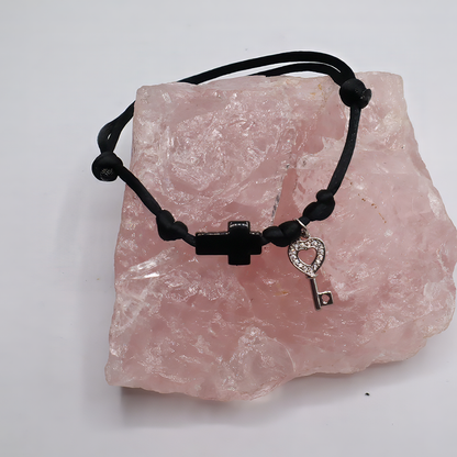 Kreuz Kordel Armband