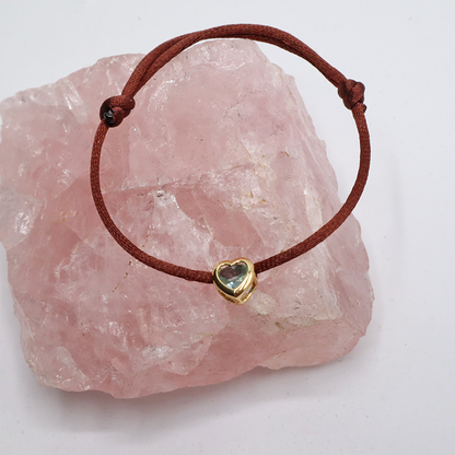 Herz Kordelarmband