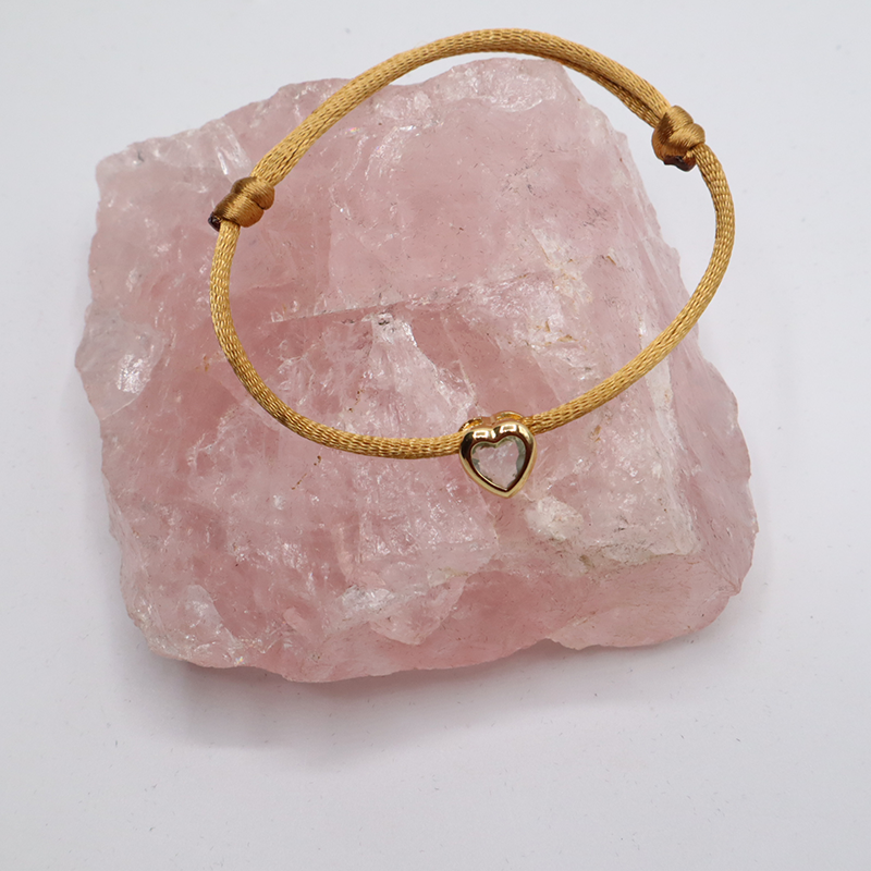 Herz Kordelarmband