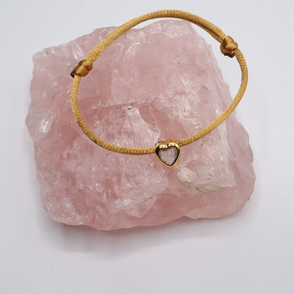 Herz Kordelarmband