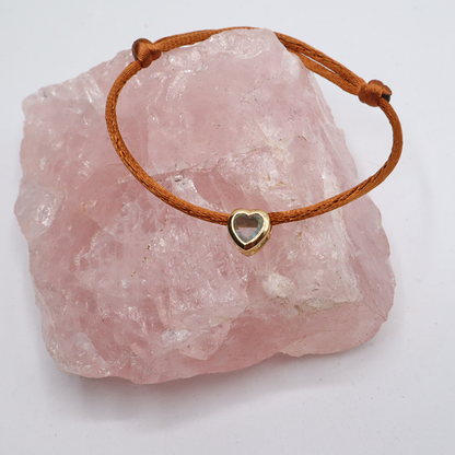 Herz Kordelarmband