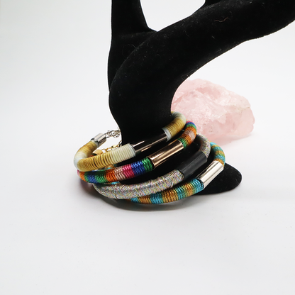 Leder-Kordelarmband