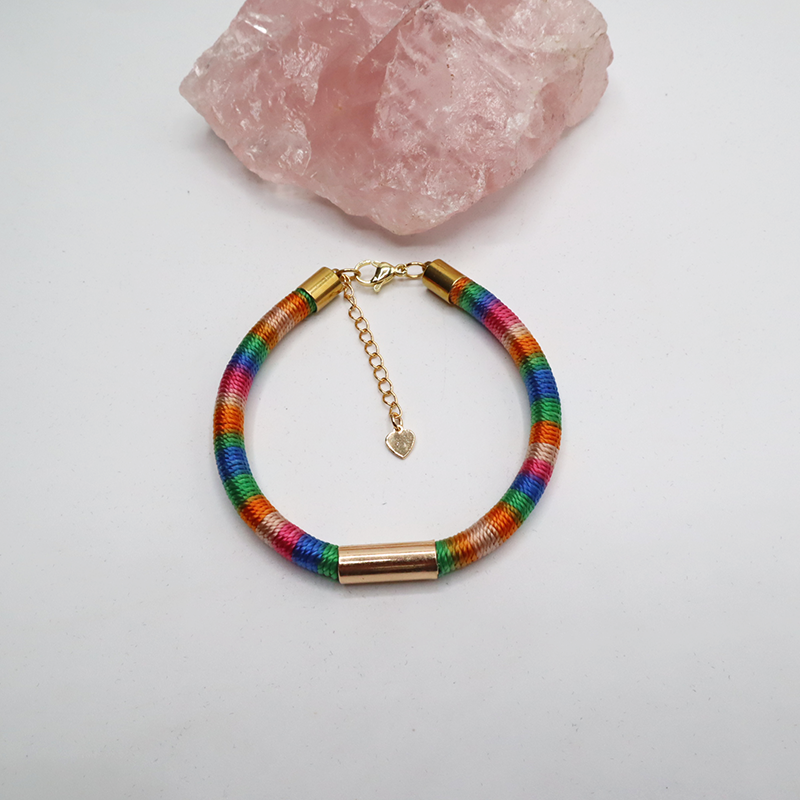 Leder-Kordelarmband
