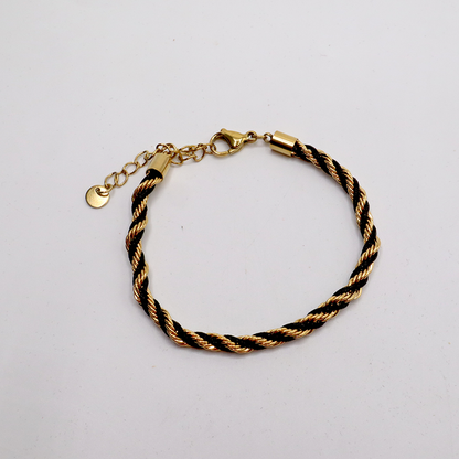 Edelstahl-Kordel-Armband