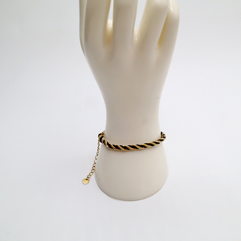Edelstahl-Kordel-Armband