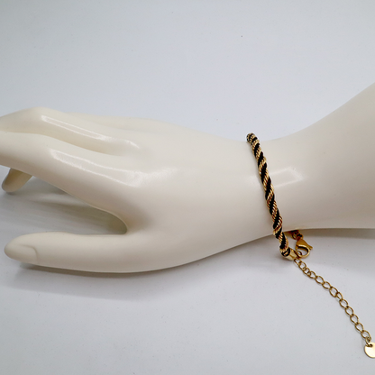 Edelstahl-Kordel-Armband