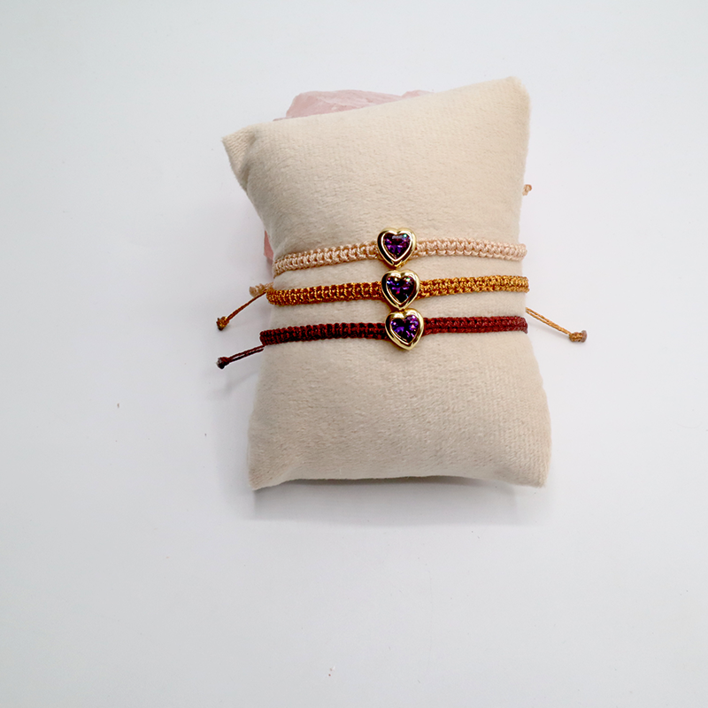 Herz - Kordelarmband