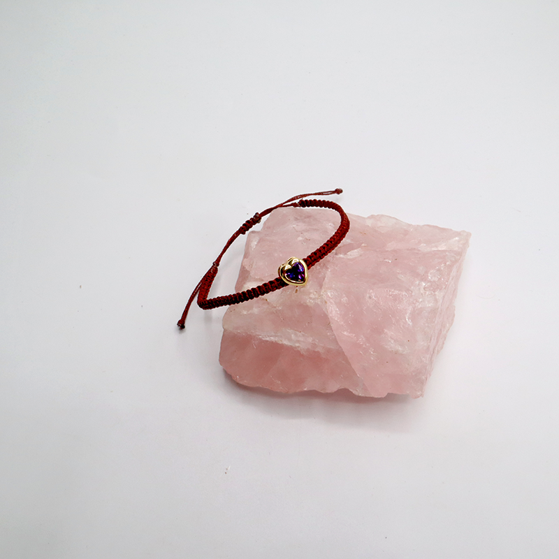 Herz - Kordelarmband