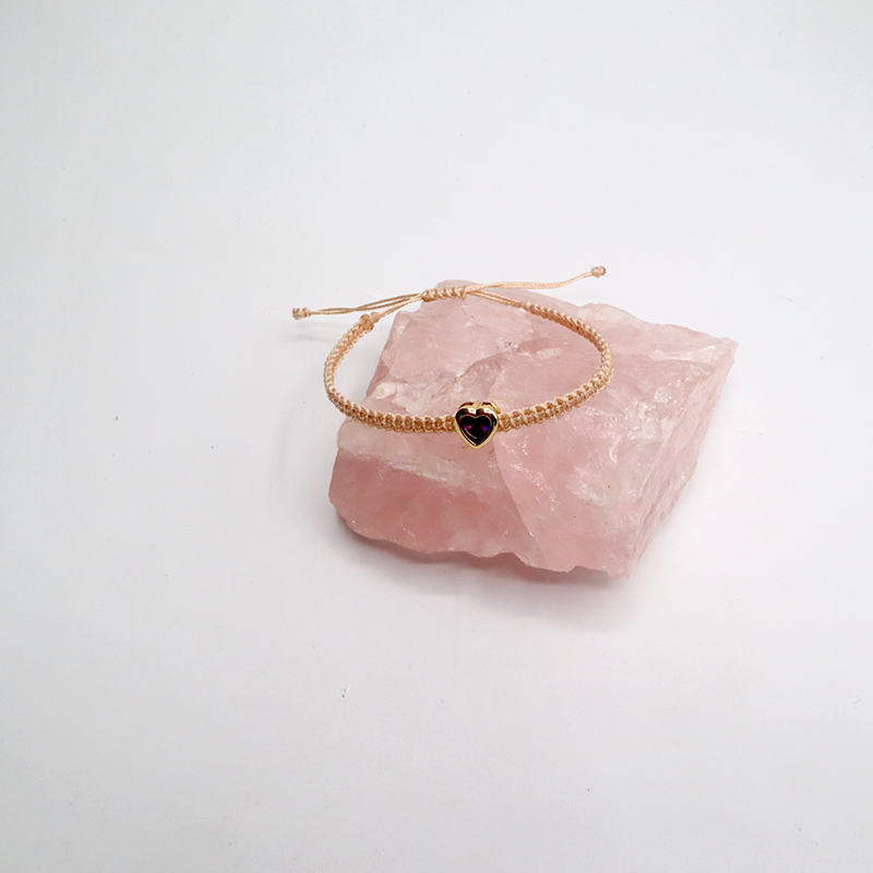 Herz - Kordelarmband