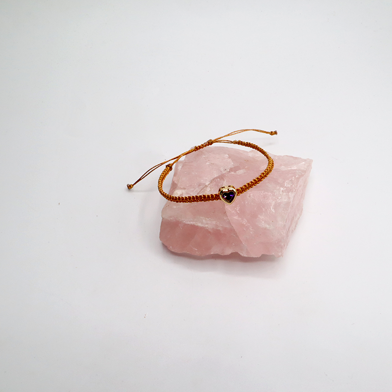 Herz - Kordelarmband