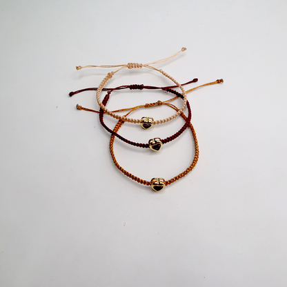 Herz - Kordelarmband