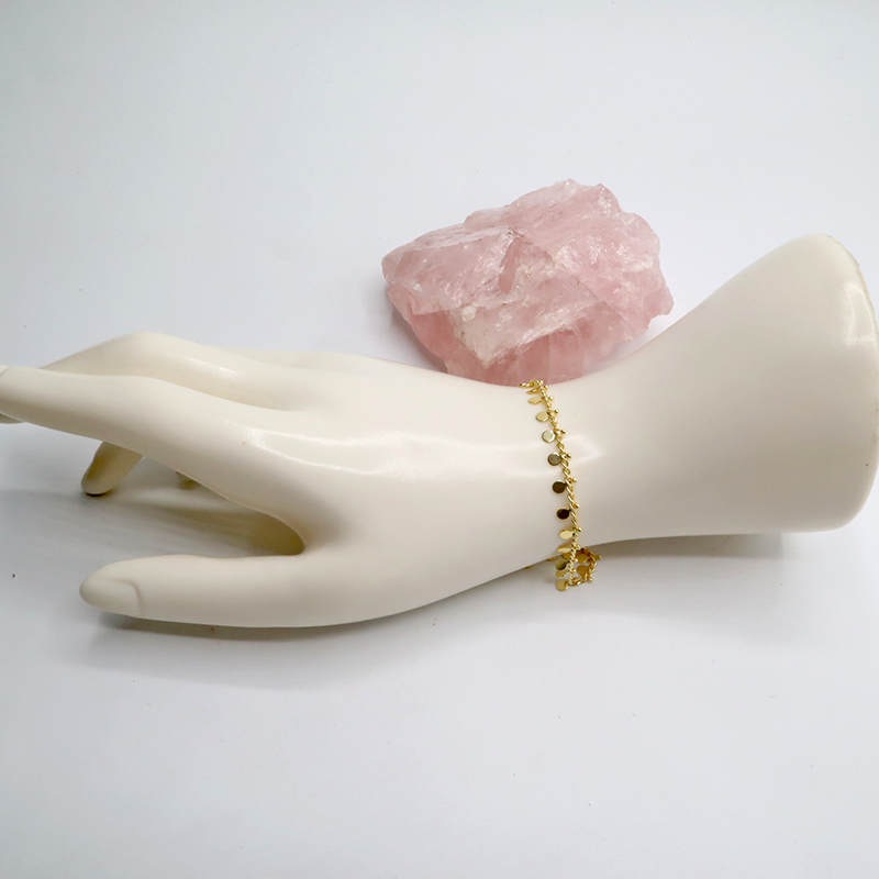 Elegantes Armband - Goldplattiertes Messing
