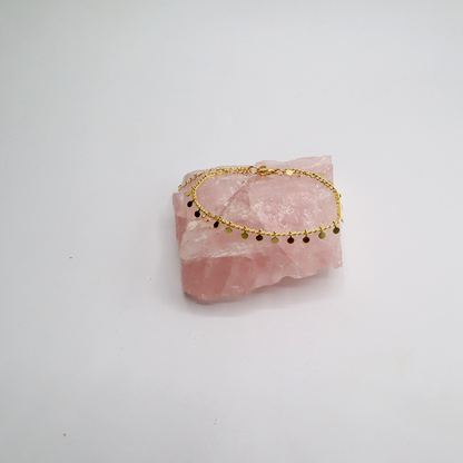 Elegantes Armband - Goldplattiertes Messing