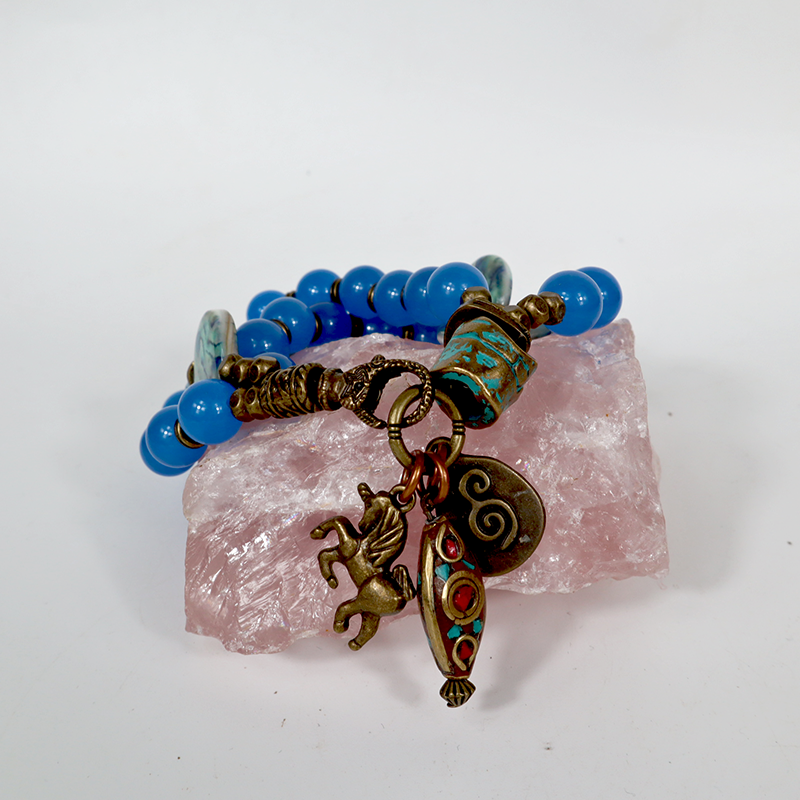 Jade-Perlmutt-  Armband