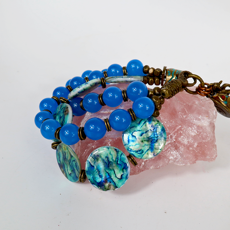 Jade-Perlmutt-  Armband