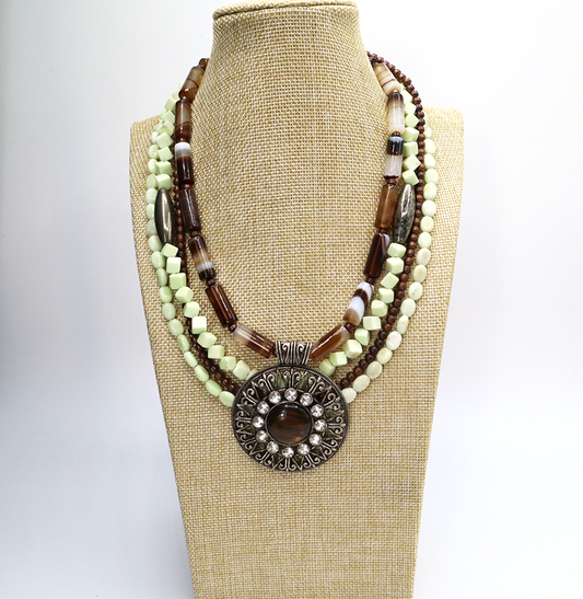 Madagaskar Achat-Jadekette