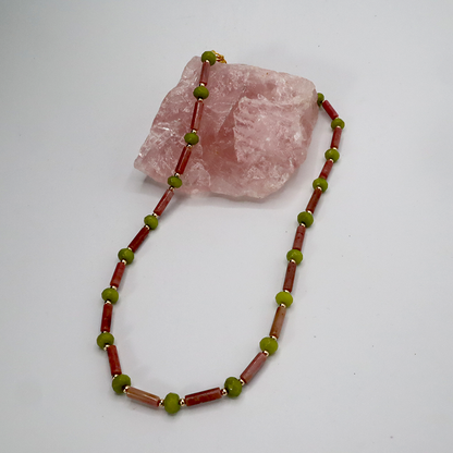 Rhodochrosit - Opalith- Set