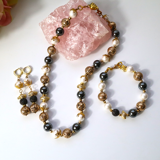 Perlen- Schmuckset